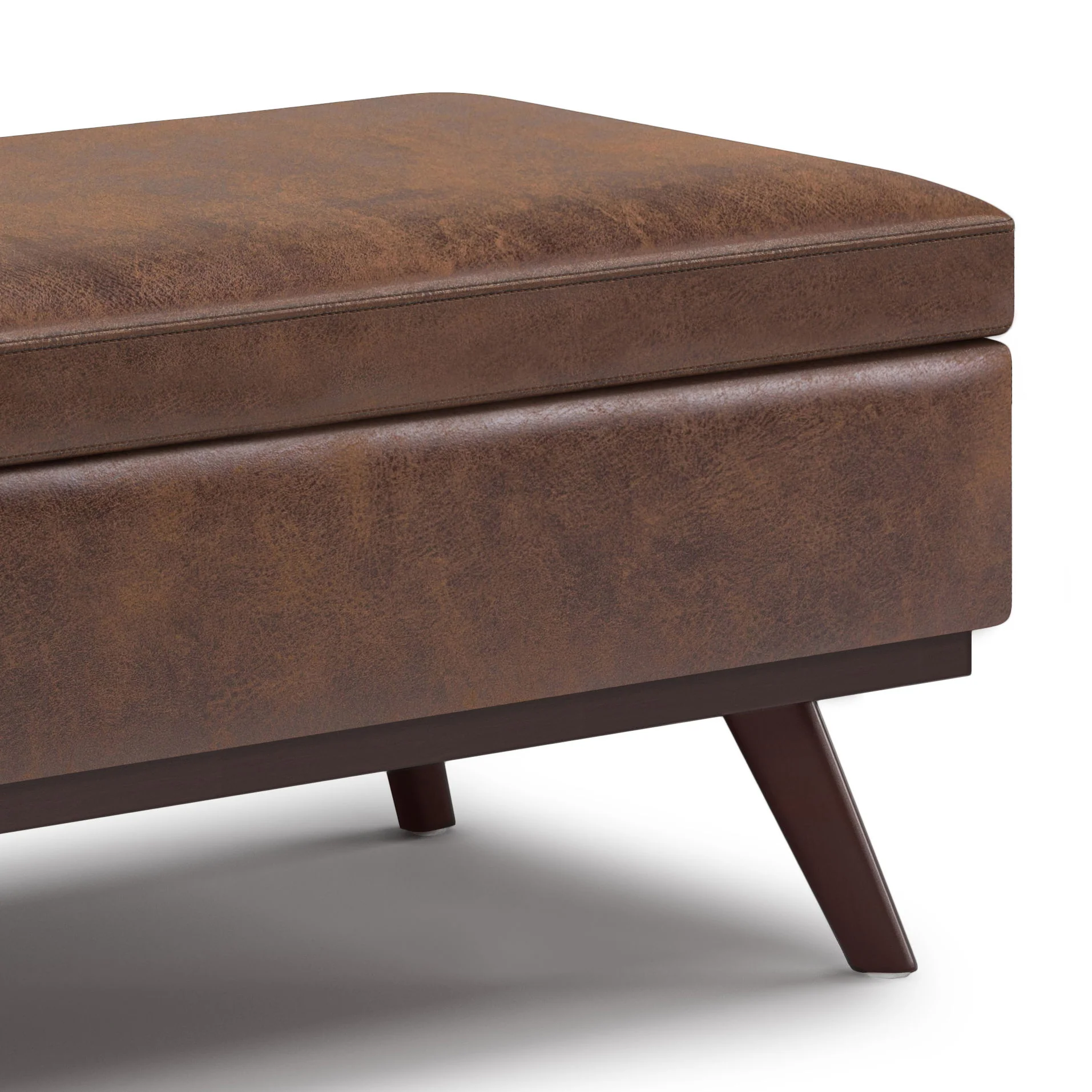 Owen - Lift Top Large Coffee Table Storage Ottoman, Mid Century Style - Image 13