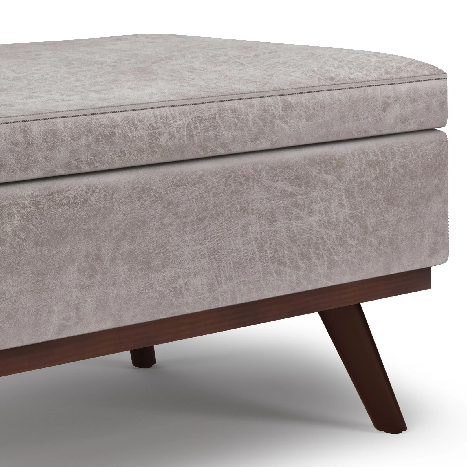 Owen - Lift Top Large Coffee Table Storage Ottoman, Mid Century Style - Image 23