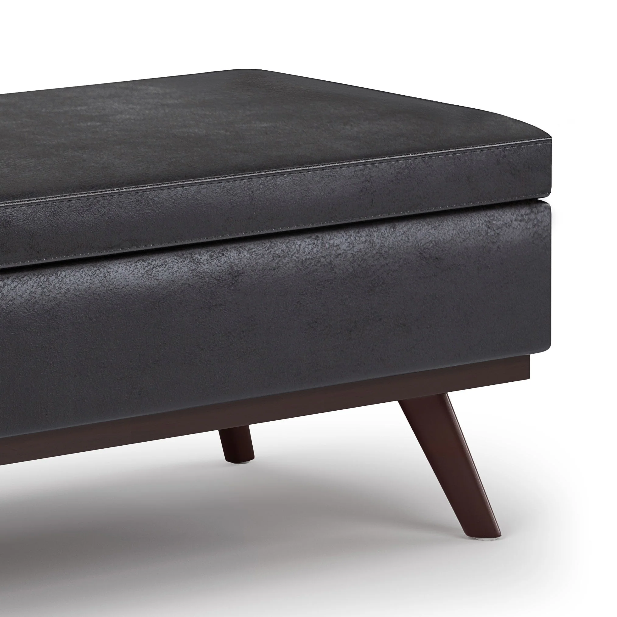 Owen - Lift Top Large Coffee Table Storage Ottoman, Mid Century Style - Image 24