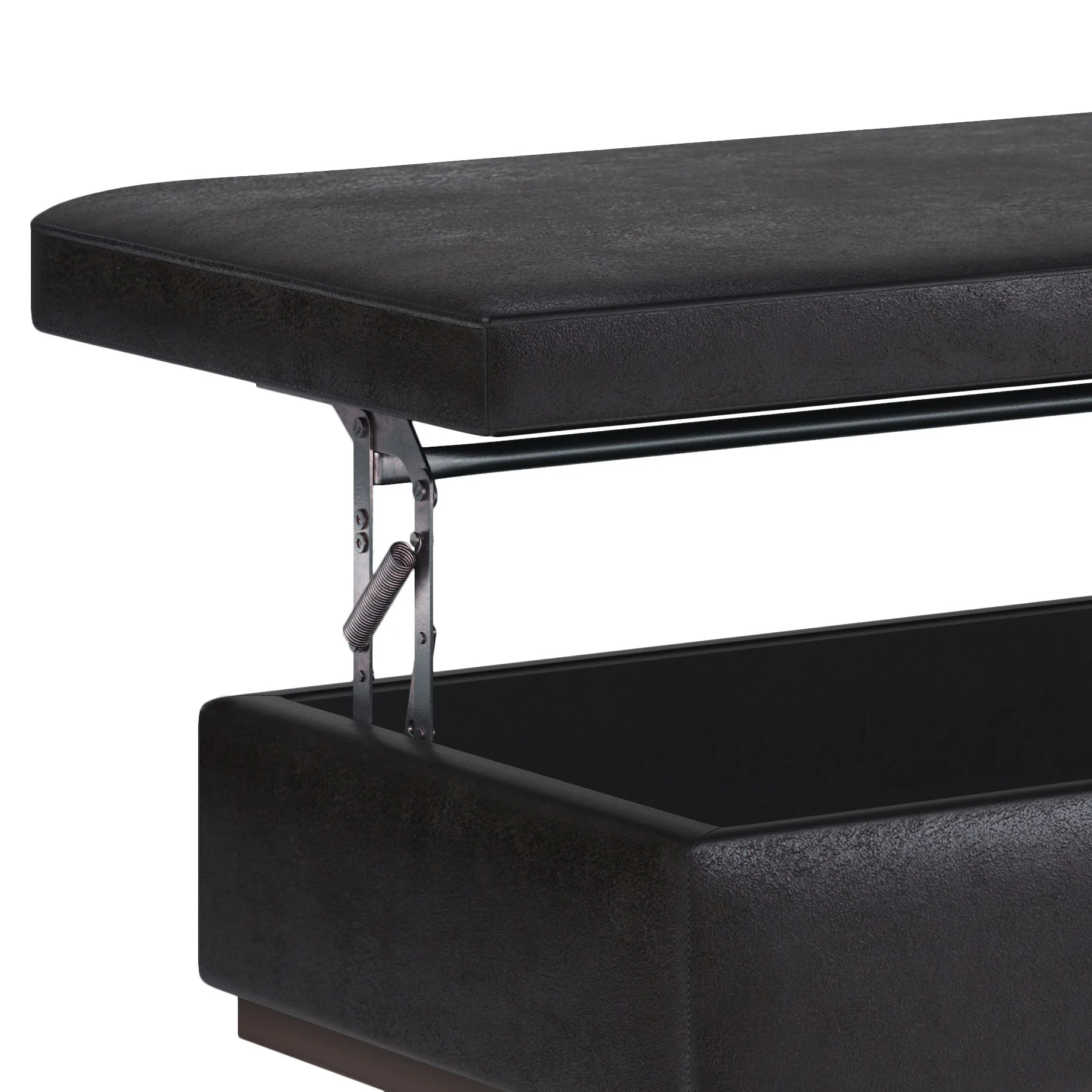 Owen - Lift Top Large Coffee Table Storage Ottoman, Mid Century Style - Image 26