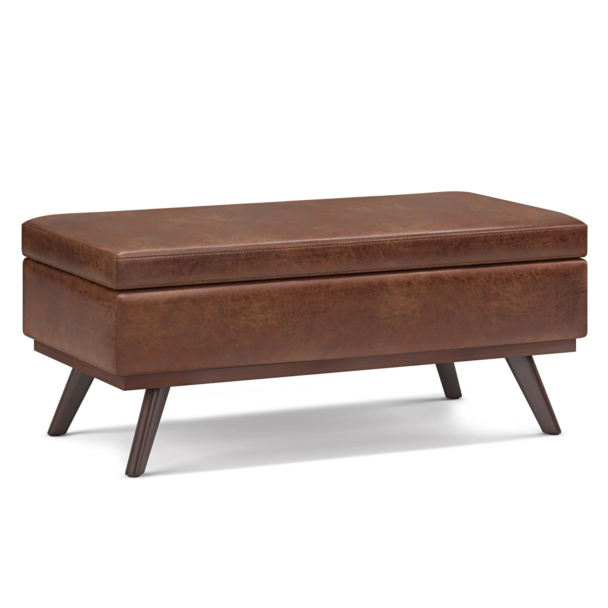 Owen - Lift Top Large Coffee Table Storage Ottoman, Mid Century Style - Image 3