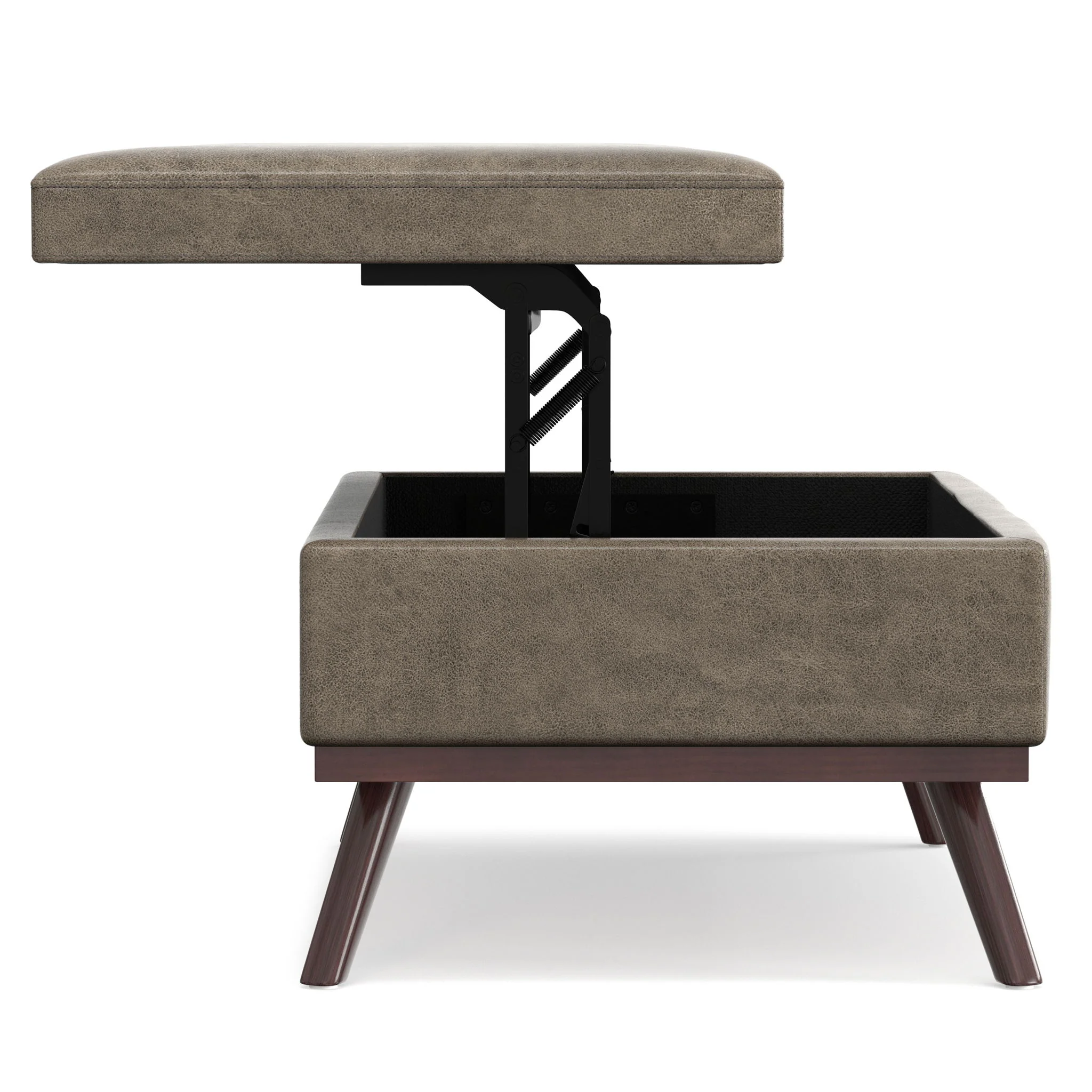 Owen - Multifunctional Square Coffee Table Storage Ottoman - Image 18