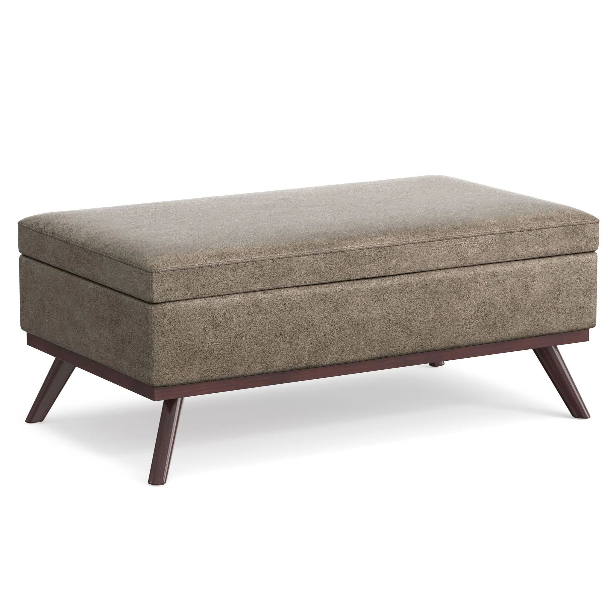 Owen - Multifunctional Square Coffee Table Storage Ottoman - Image 2