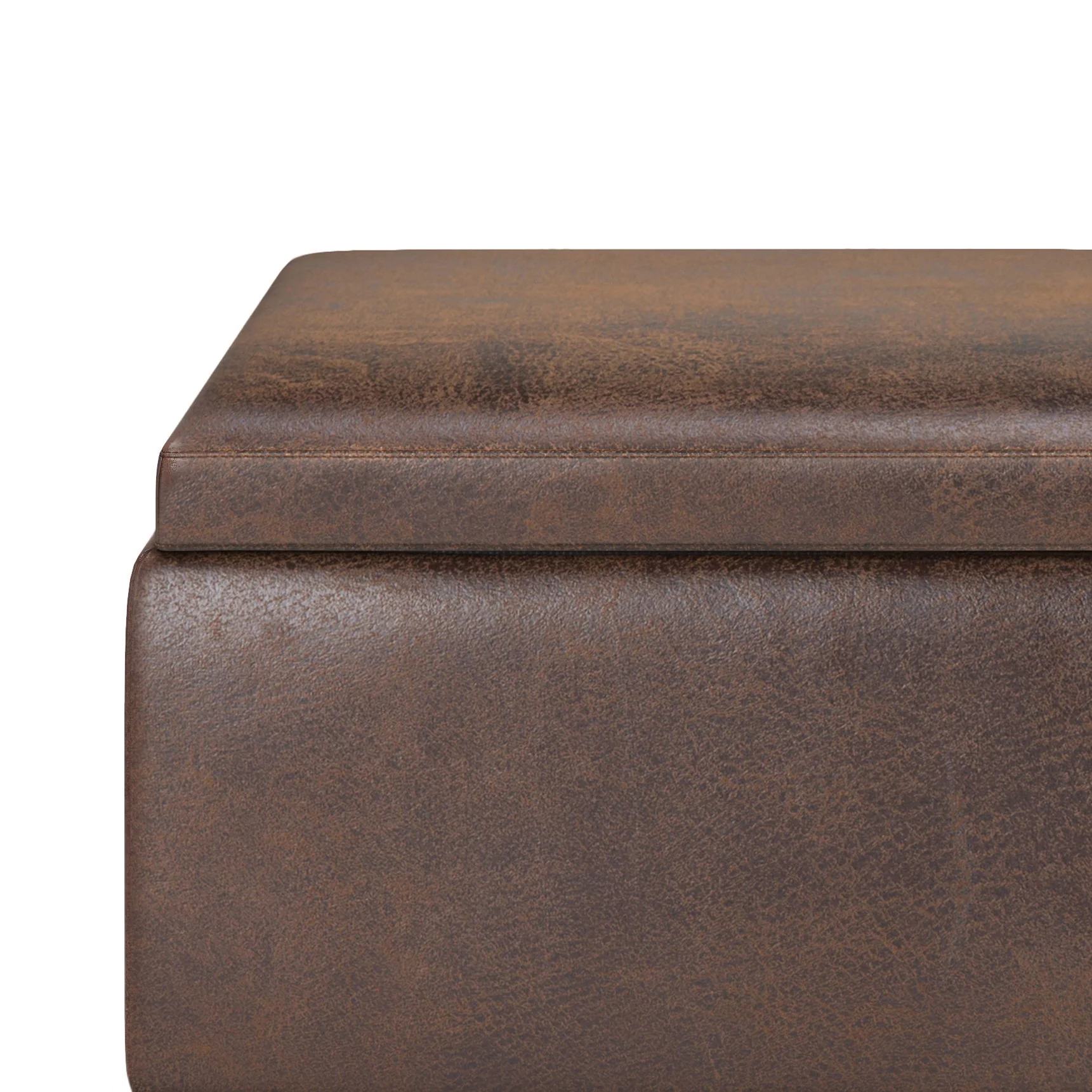 Owen - Tray Top Small Coffee Table Upholstered Storage Ottoman - Image 8