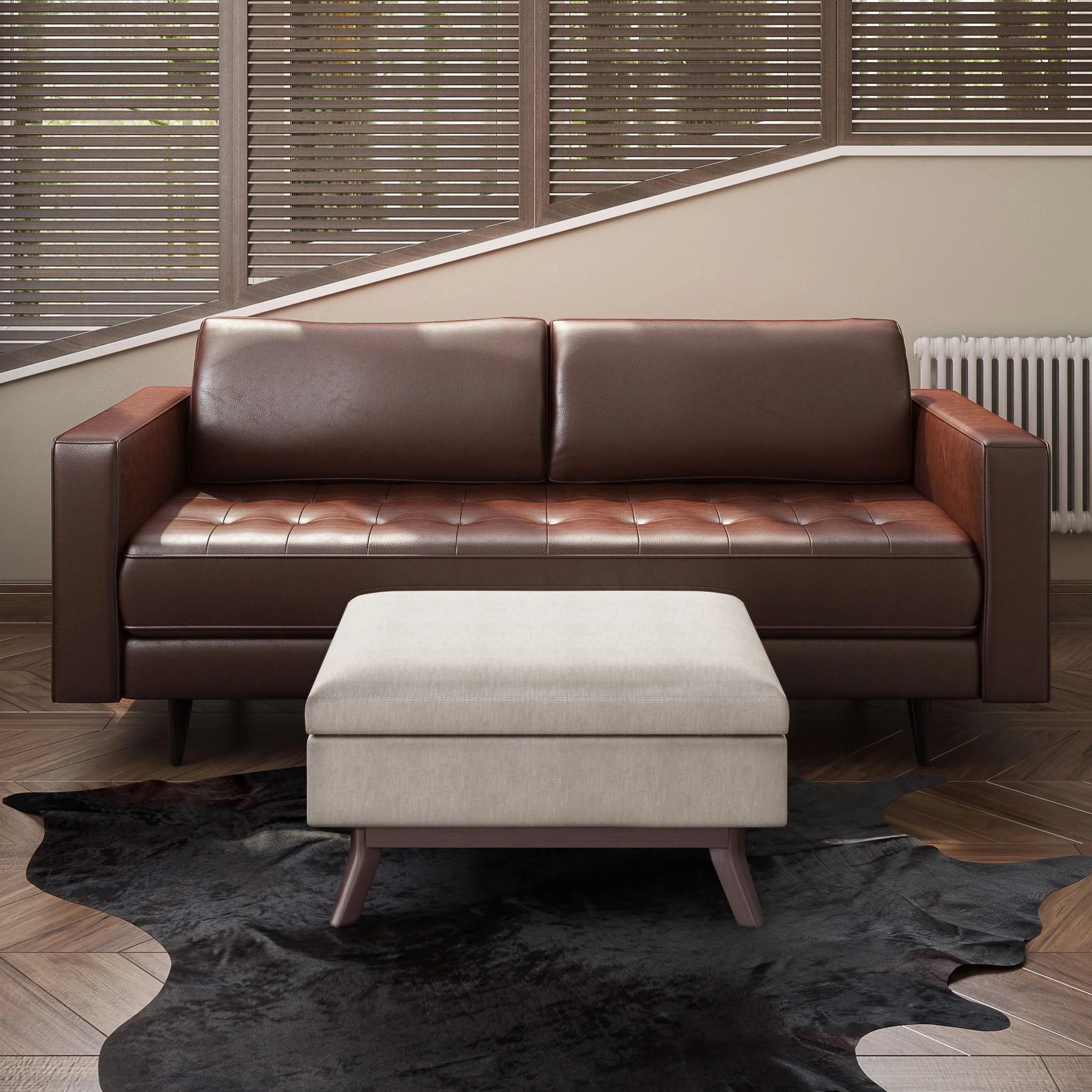 Owen - Upholstered Rectangular Storage Ottoman - Image 26
