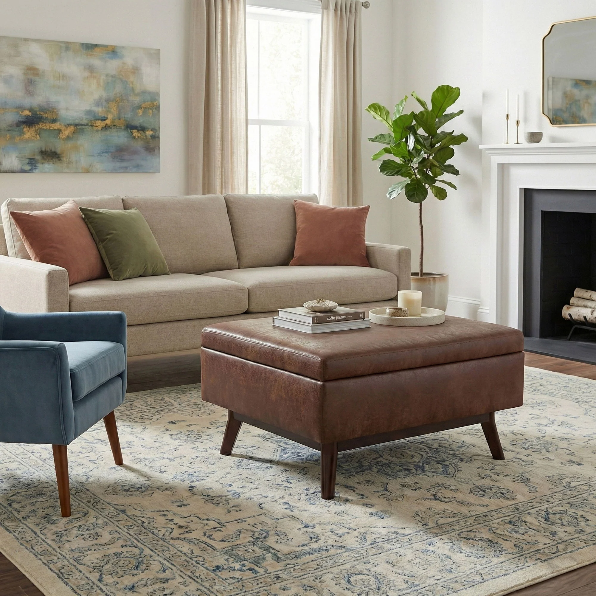 Owen - Upholstered Rectangular Storage Ottoman - Image 72