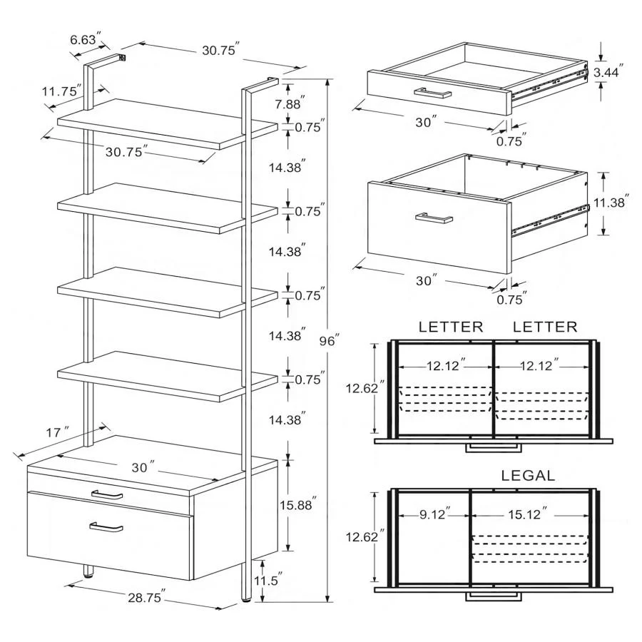 Owens - Wall Bookshelf - Image 25