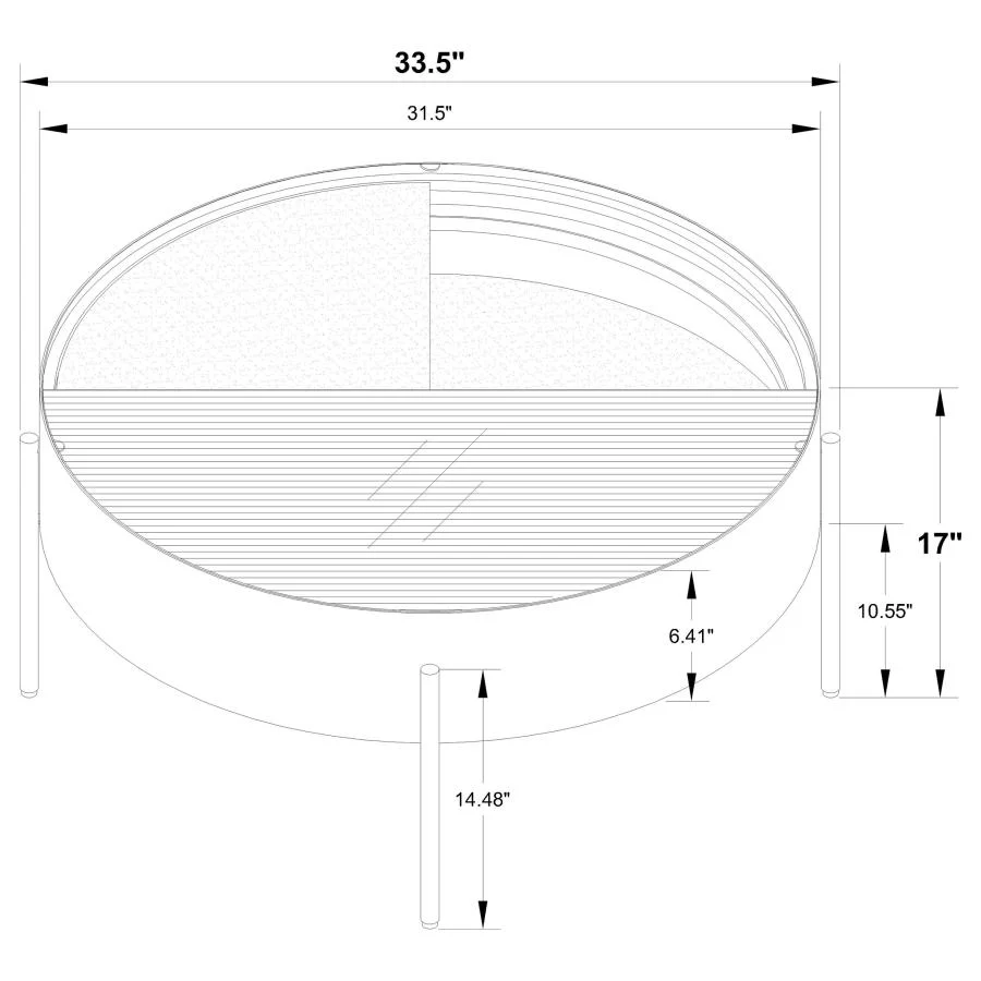 Ozella - Round Coffee Table Set - Image 26