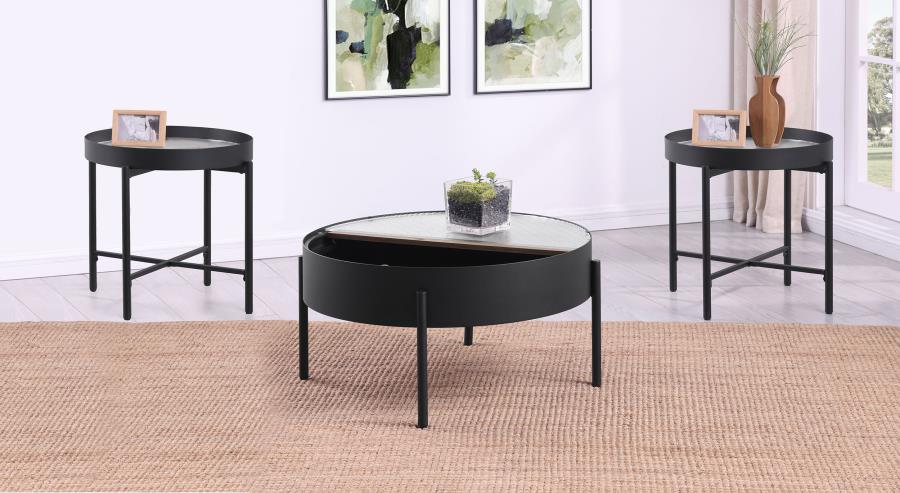Ozella - Round Coffee Table Set - Image 6