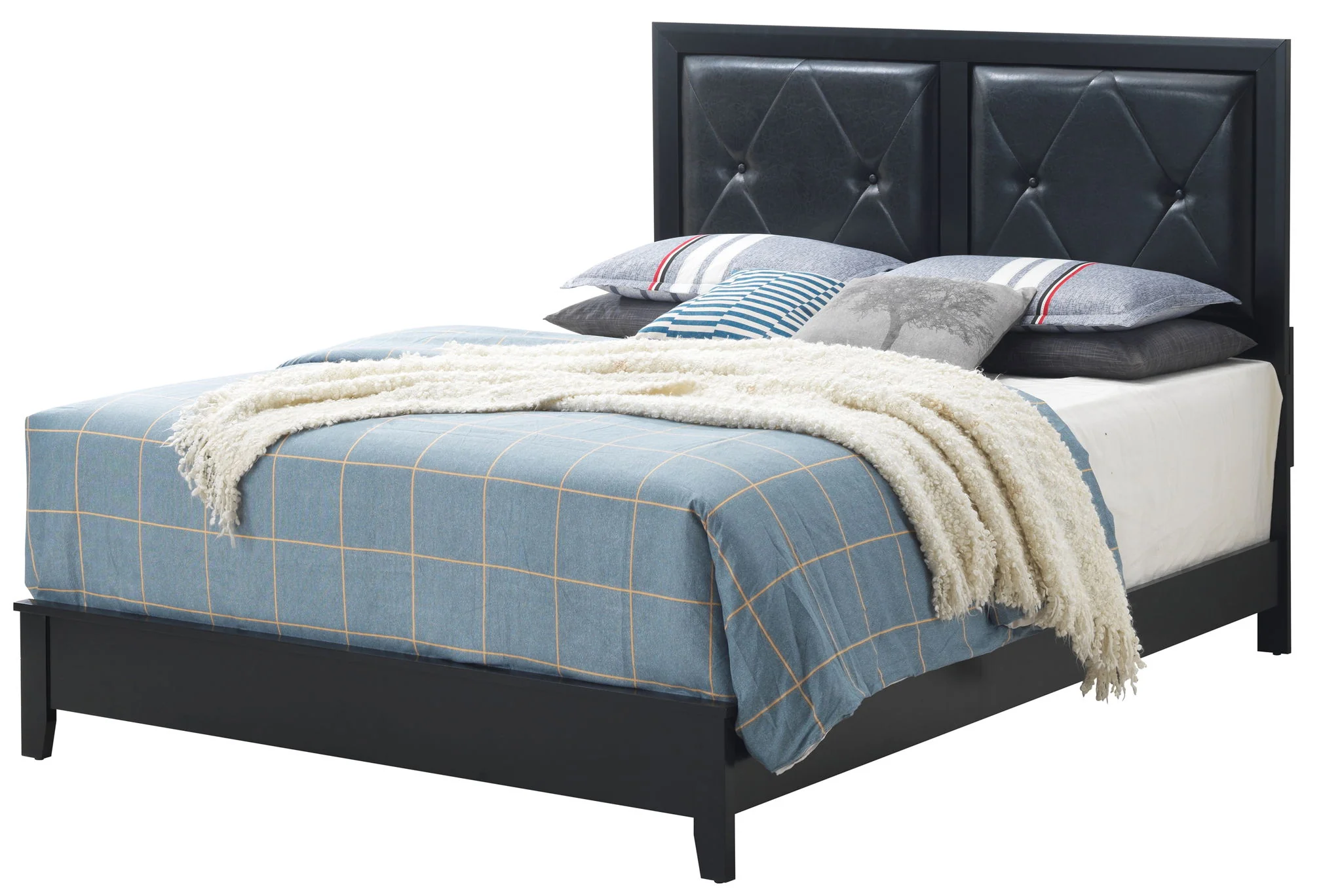 Padded Headboard Bed - Image 8