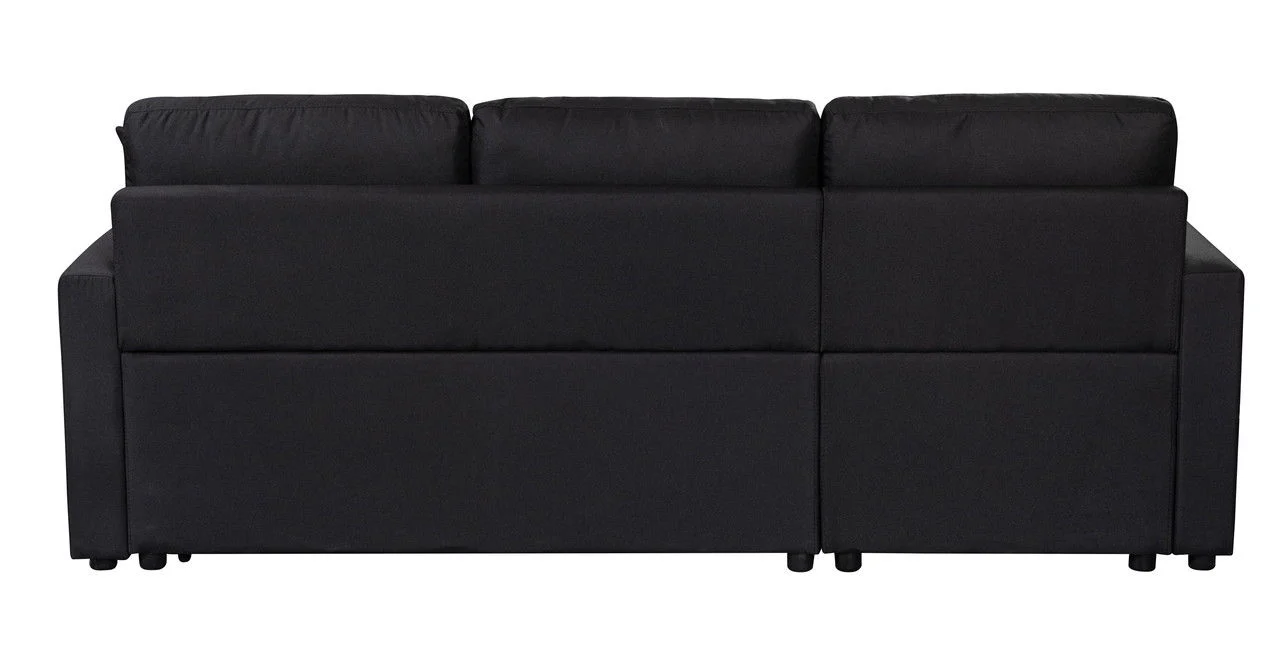 Paisley - Fabric Reversible Sleeper Sectional Sofa With Storage Chaise - Image 8