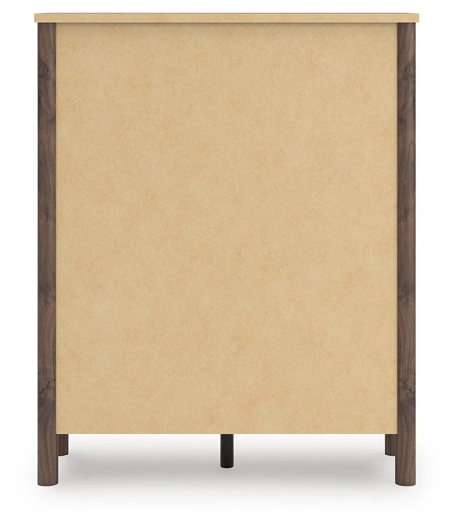Pamytta - Five Drawer Wide Chest - Brown - Image 3