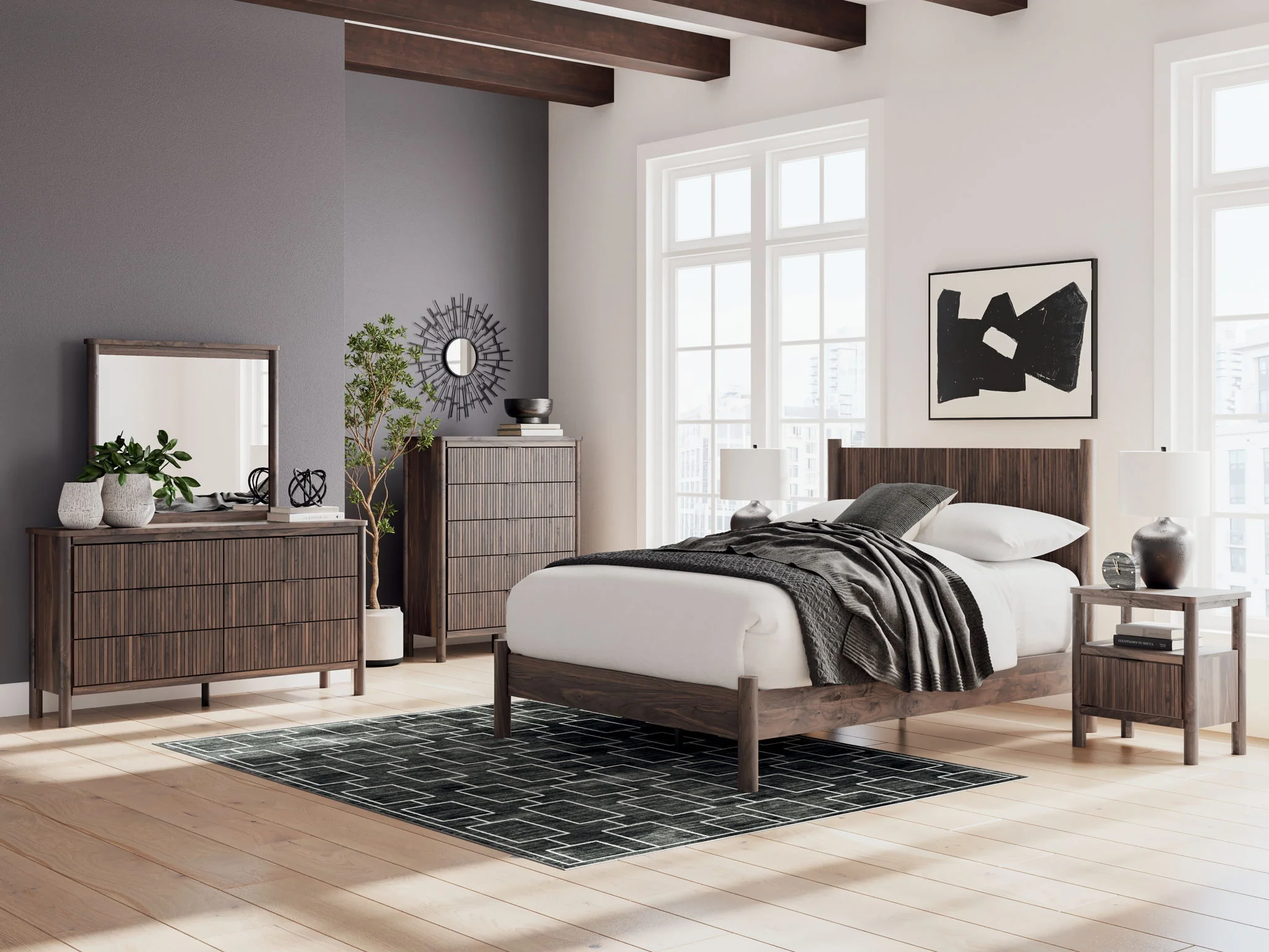 Pamytta - One Drawer Night Stand - Brown - Image 7