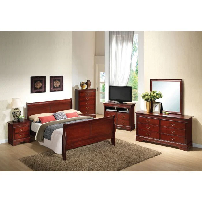 Panel Sleigh Bed - Image 52