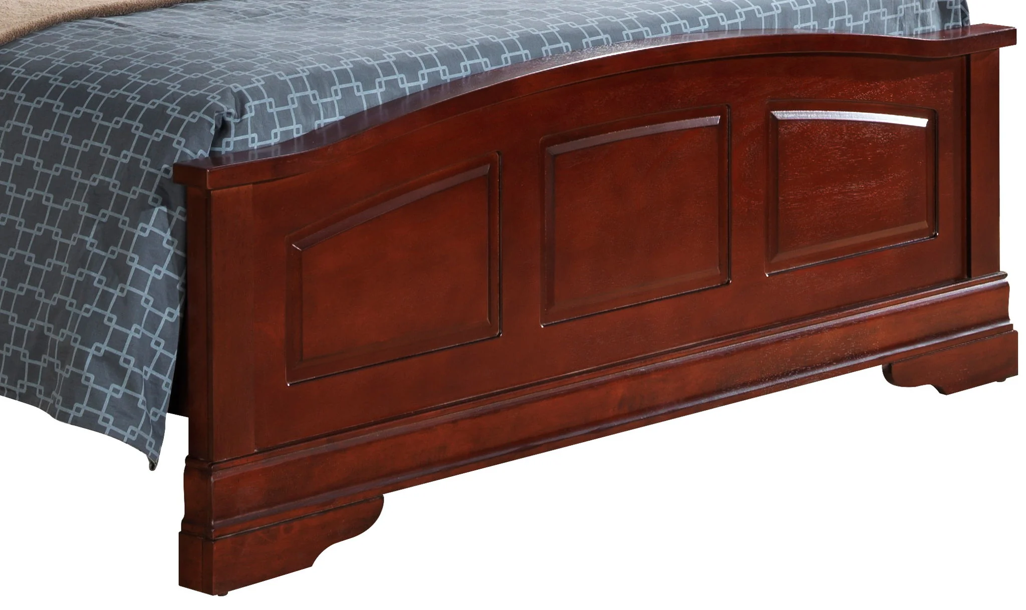 Panel Sleigh Bed Elegantly Crafted - Image 14