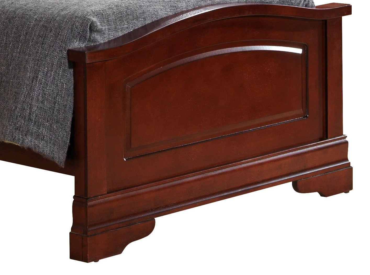 Panel Sleigh Bed Elegantly Crafted - Image 28