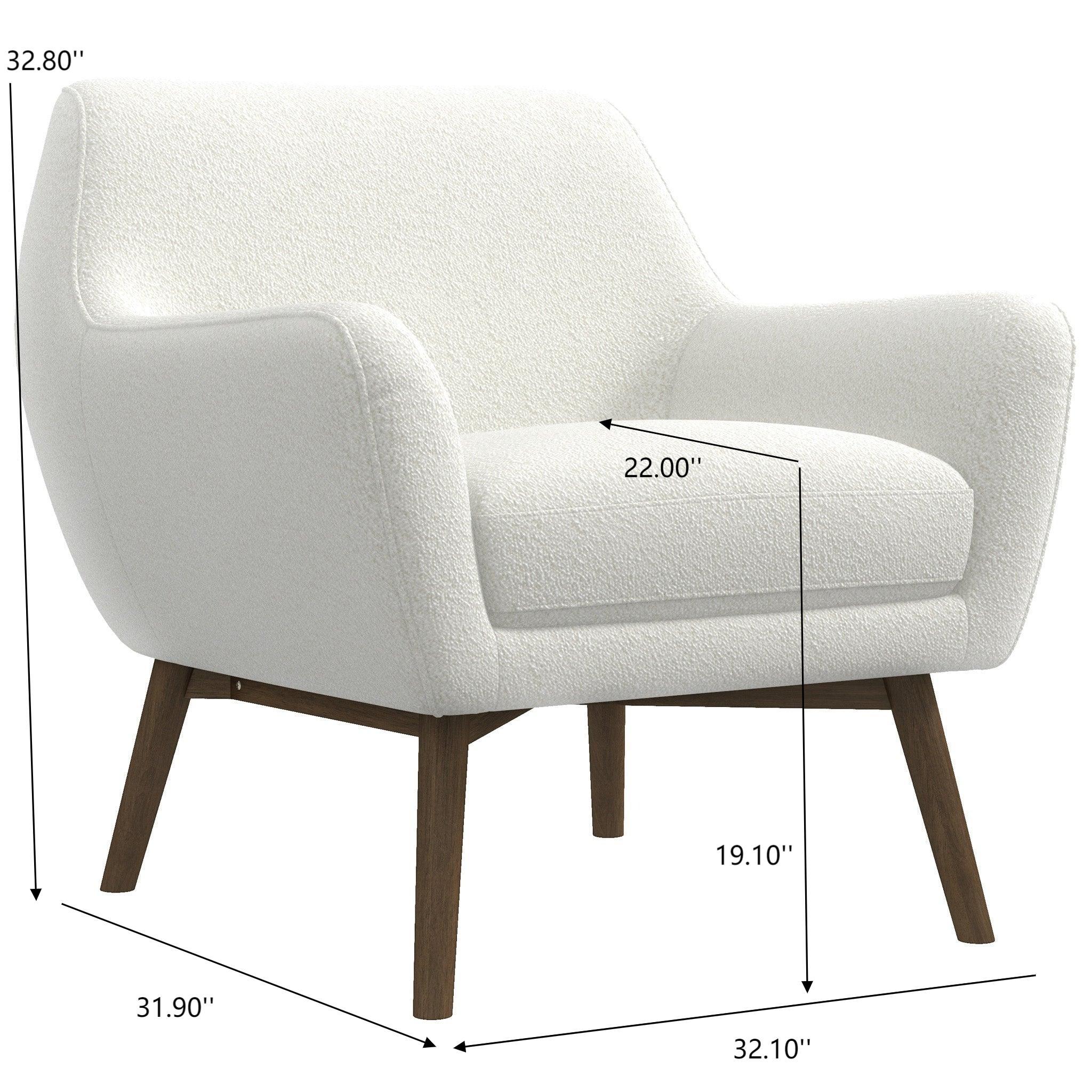 Panom - Lounge Chair - Brown / White - Image 4
