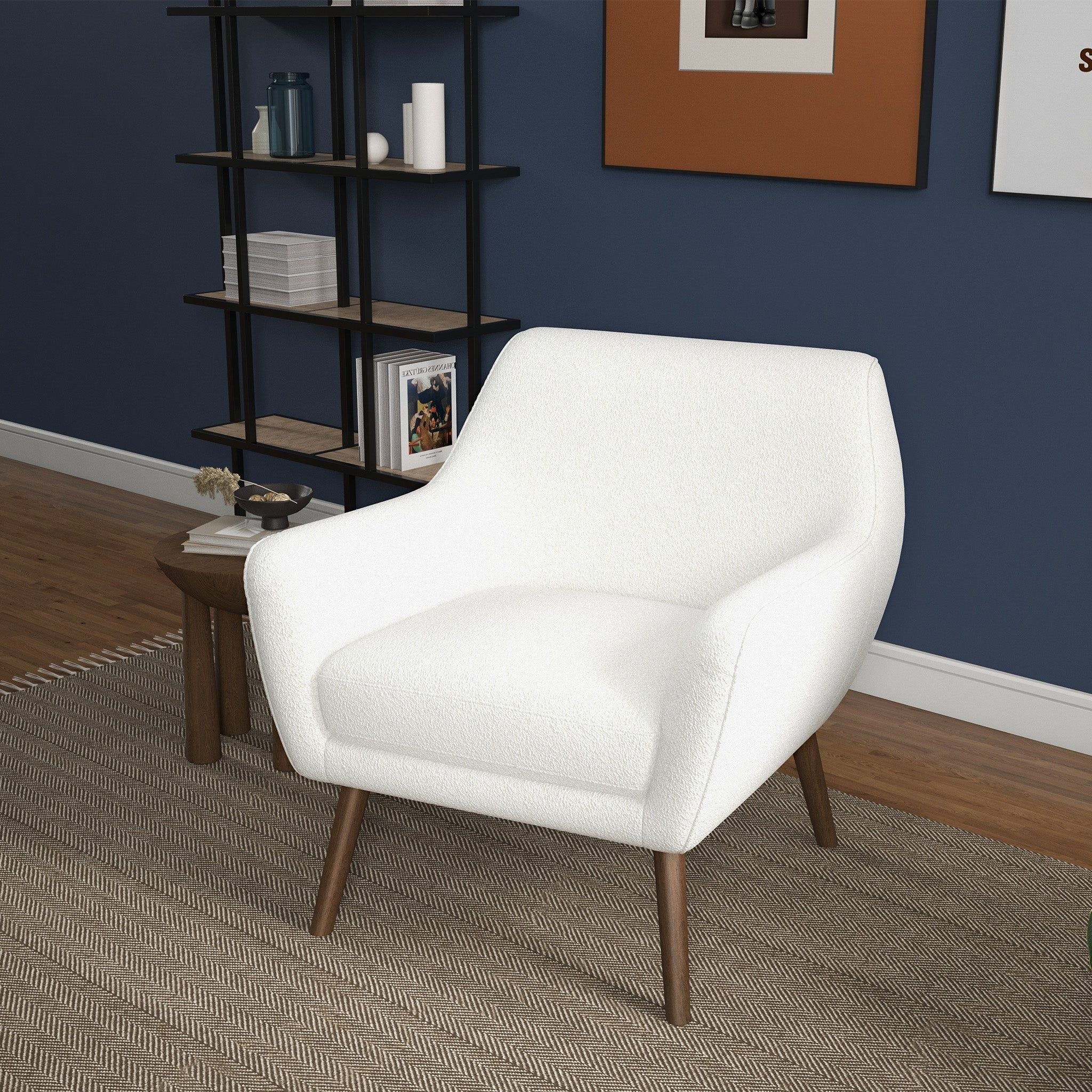 Panom - Lounge Chair - Brown / White - Image 9