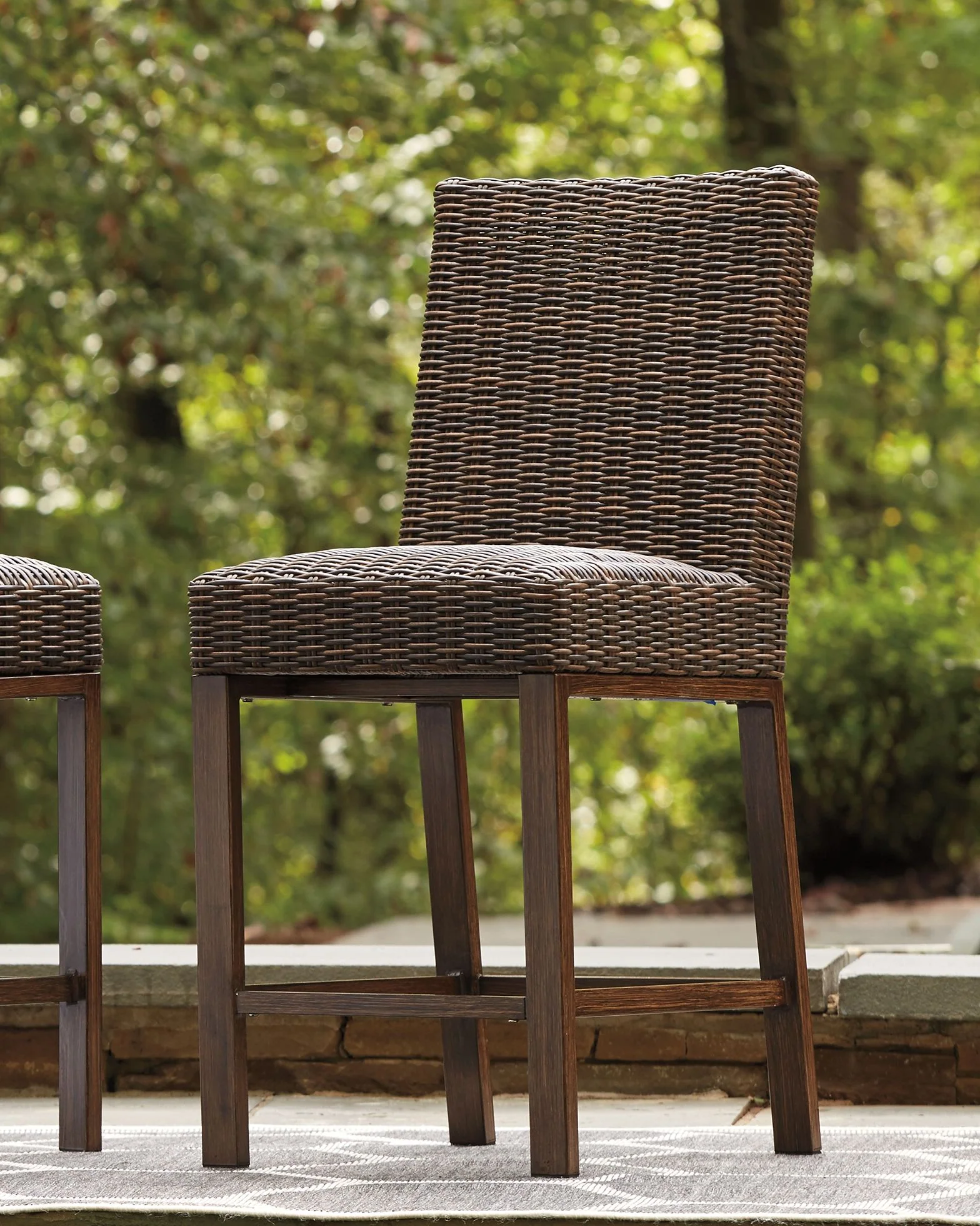 Paradise Trail - Barstool (Set of 2) - Medium Brown - Image 2