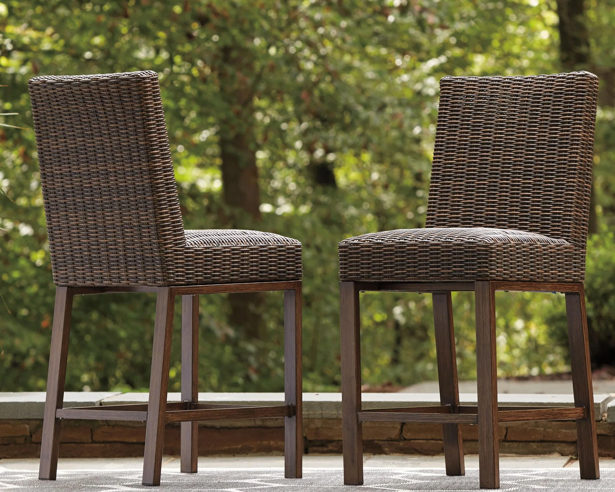 Paradise Trail - Barstool (Set of 2) - Medium Brown - Image 6