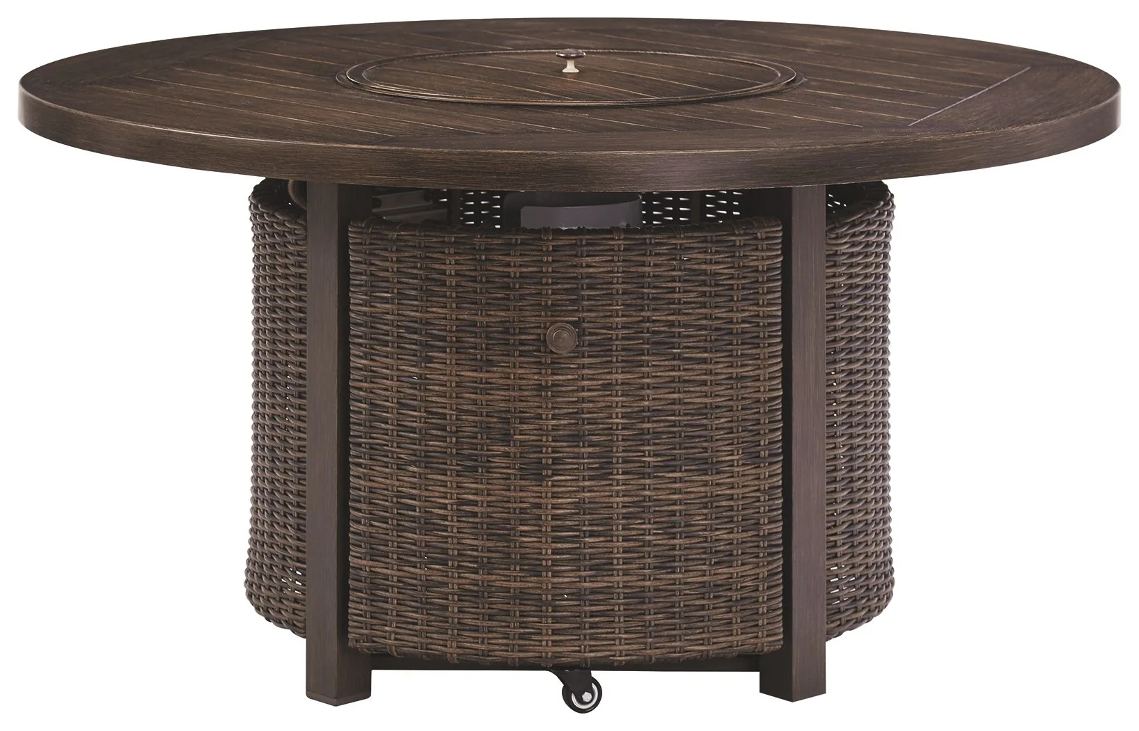 Paradise Trail - Round Fire Pit Table - Medium Brown - Image 2