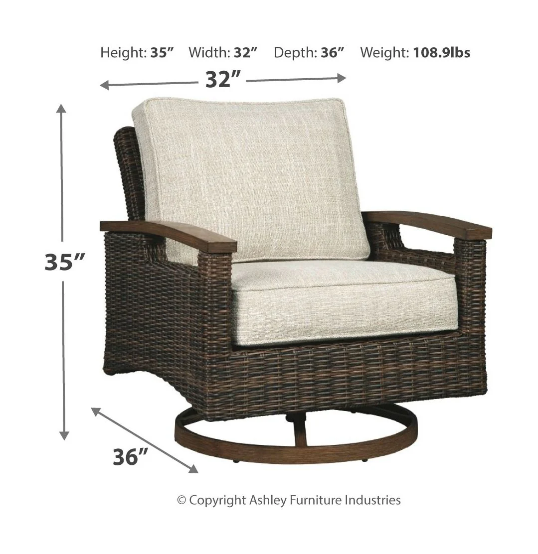 Paradise Trail - 3 Pc. - Lounge Set - Medium Brown - Image 7