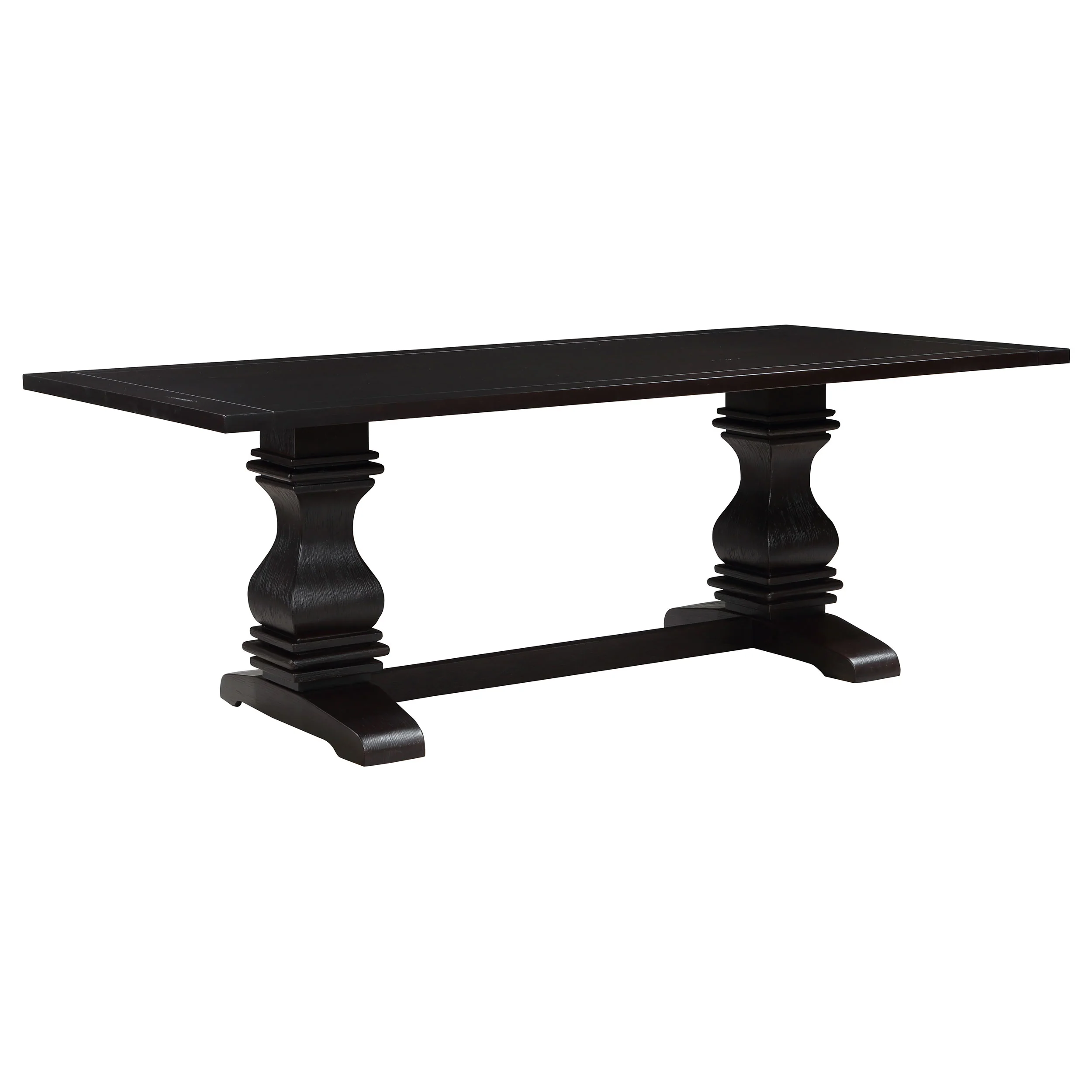 Parkins Rectangular 86-inch Dining Table Rustic Espresso - Image 10