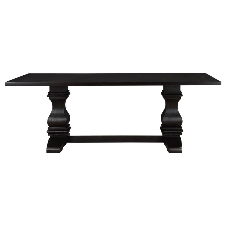 Parkins Rectangular 86-inch Dining Table Rustic Espresso - Image 2