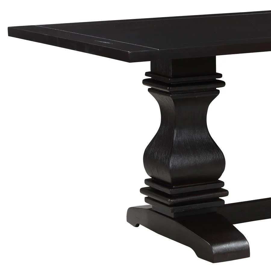 Parkins Rectangular 86-inch Dining Table Rustic Espresso - Image 5