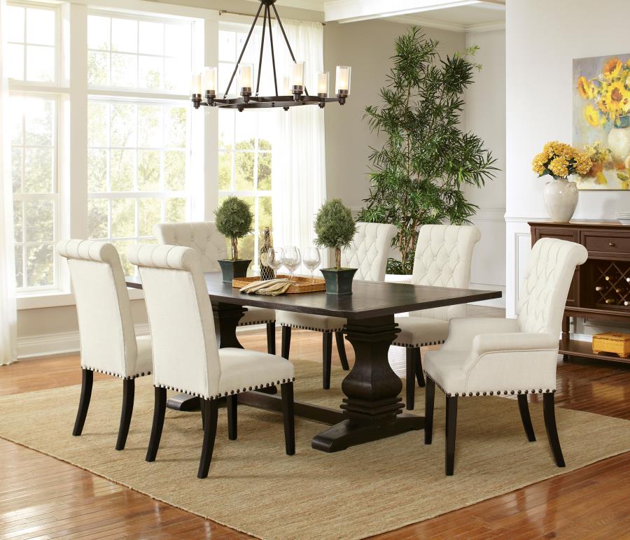 Parkins Rectangular 86-inch Dining Table Rustic Espresso - Image 8
