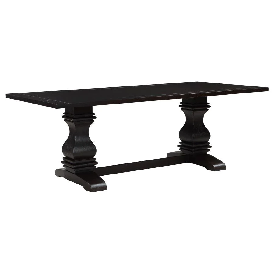 Parkins Rectangular 86-inch Dining Table Rustic Espresso - Image 9