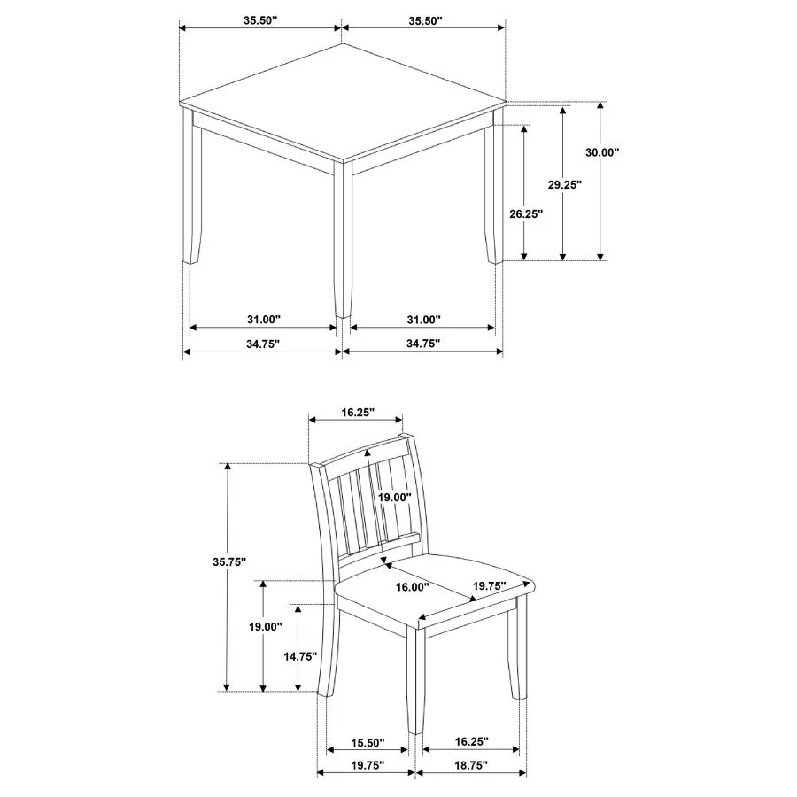 Parkwood - Square Dining Table Set - Image 25