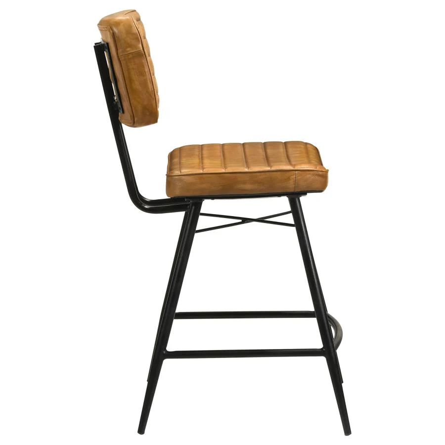 Partridge - Leather Counter Chair (Set of 2) - Image 17