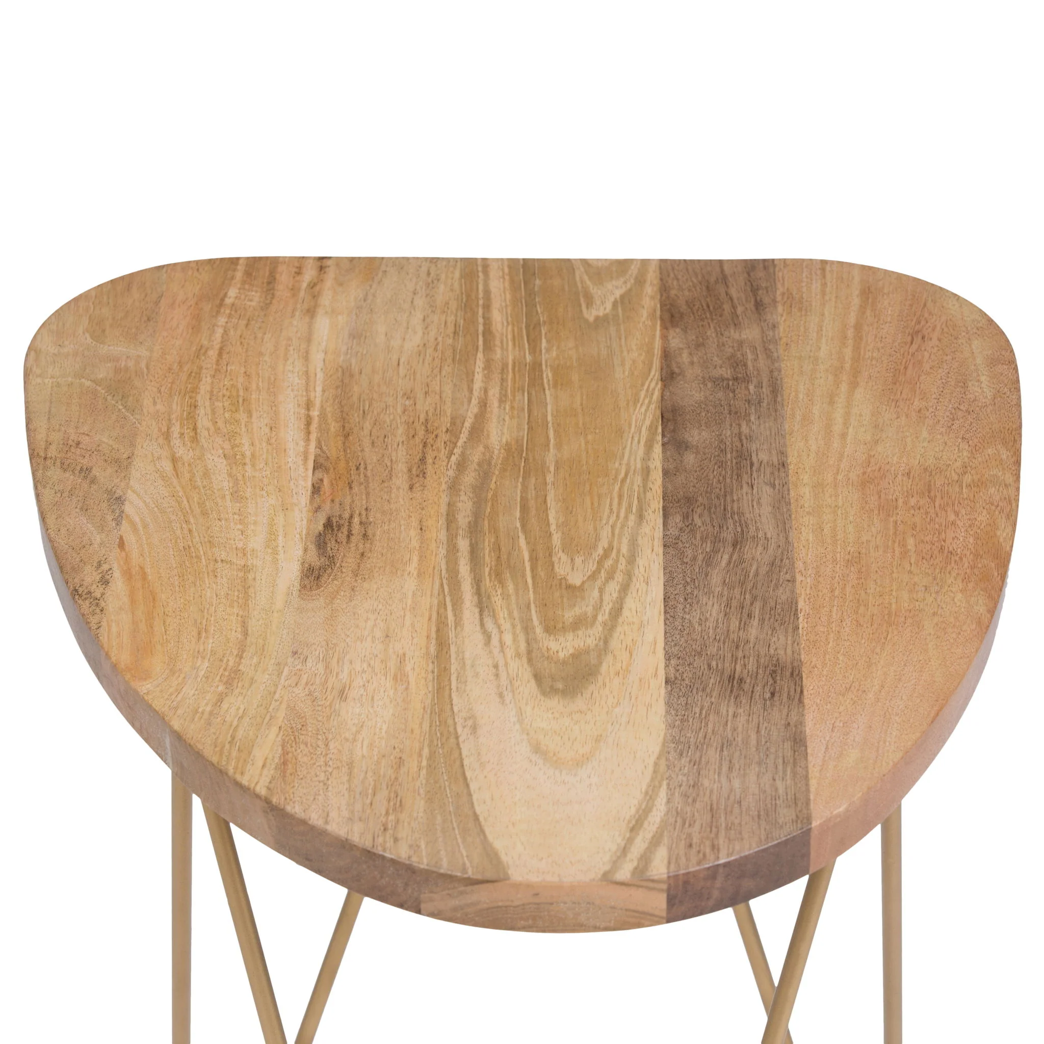 Patrice - Handcrafted Metal And Wood Accent Table - Image 5