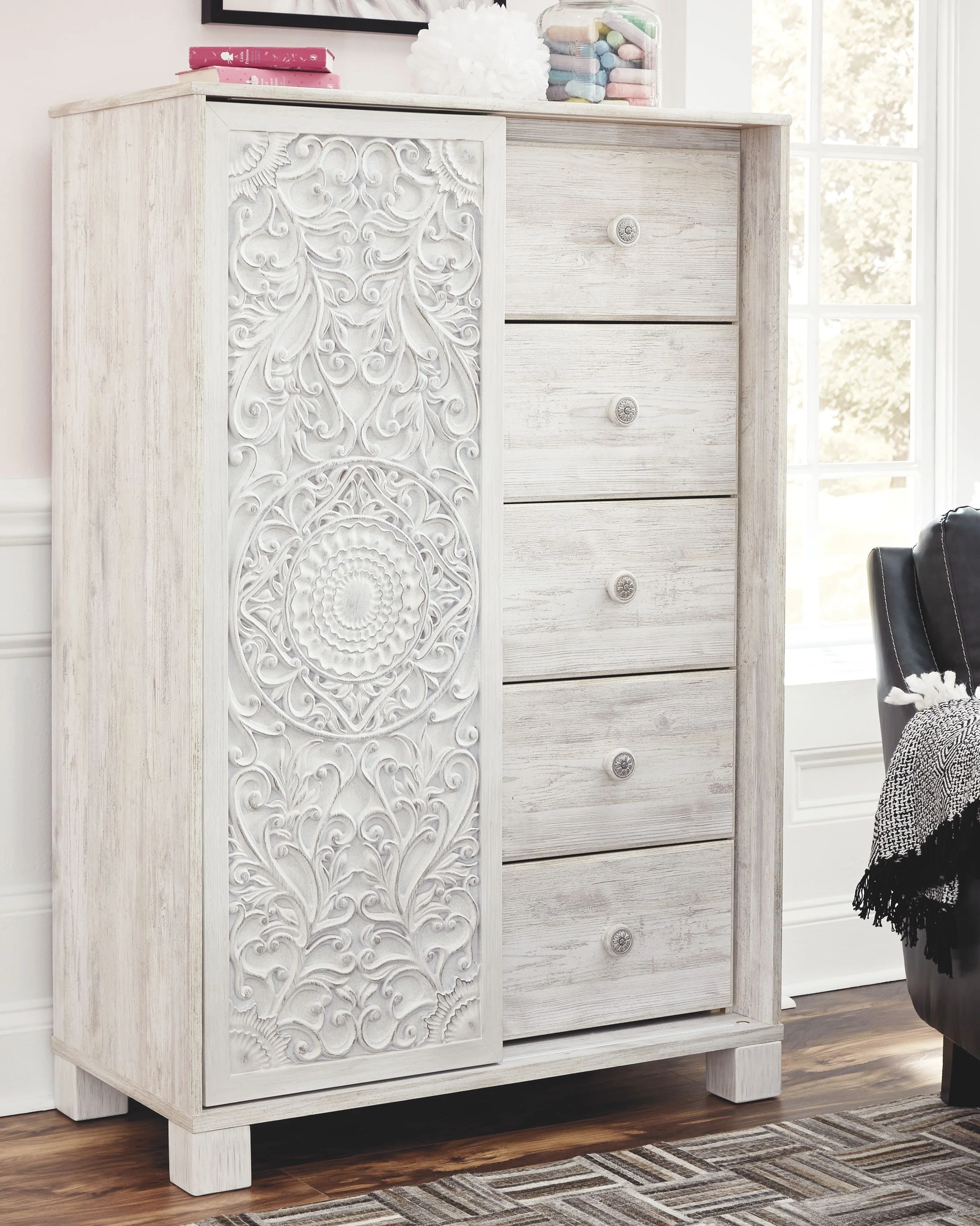 Paxberry - Dressing Chest - Whitewash - Image 6