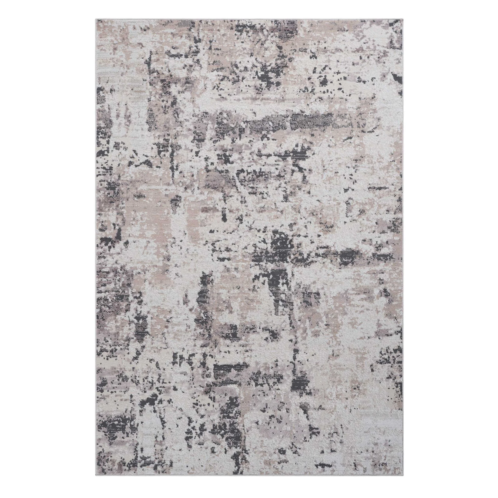 Payas - 6' X 9' Abstract Area Rug - Cream / Brown - Image 7