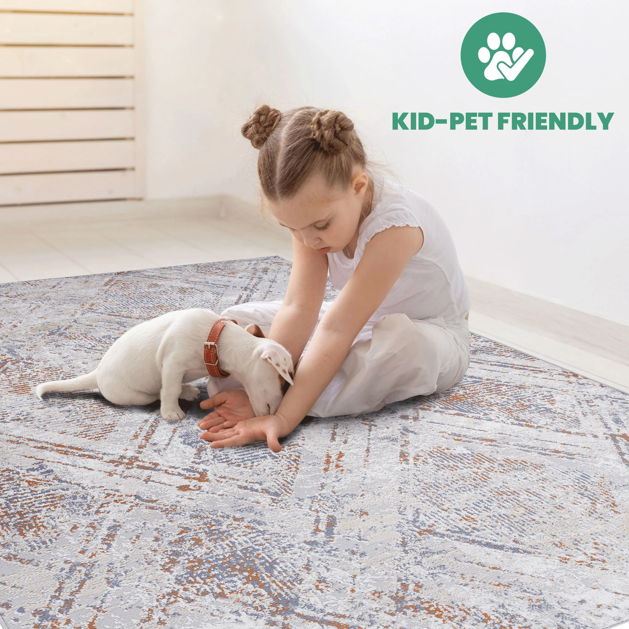 Payas - 6' X 9' Geometric Area Rug - Beige - Image 6
