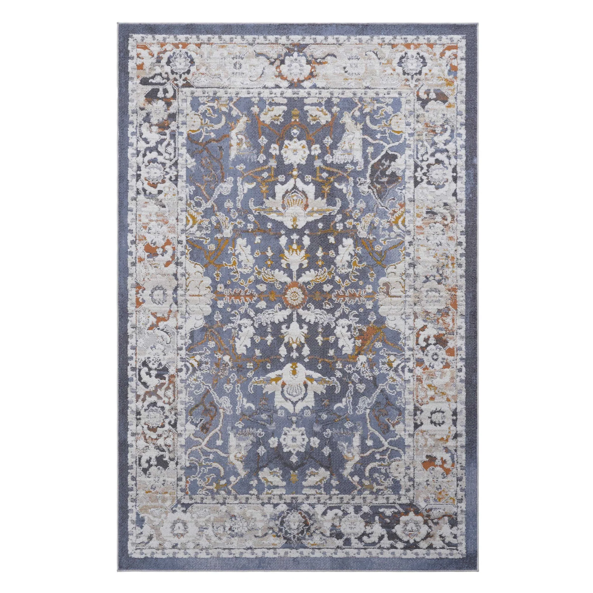 Payas - 8' X 10' Traditional Area Rug - Blue - Image 7