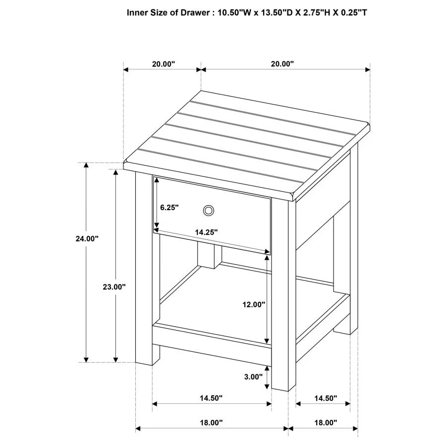 Payne - Coffee And 1-Drawer End Table Set - Image 70
