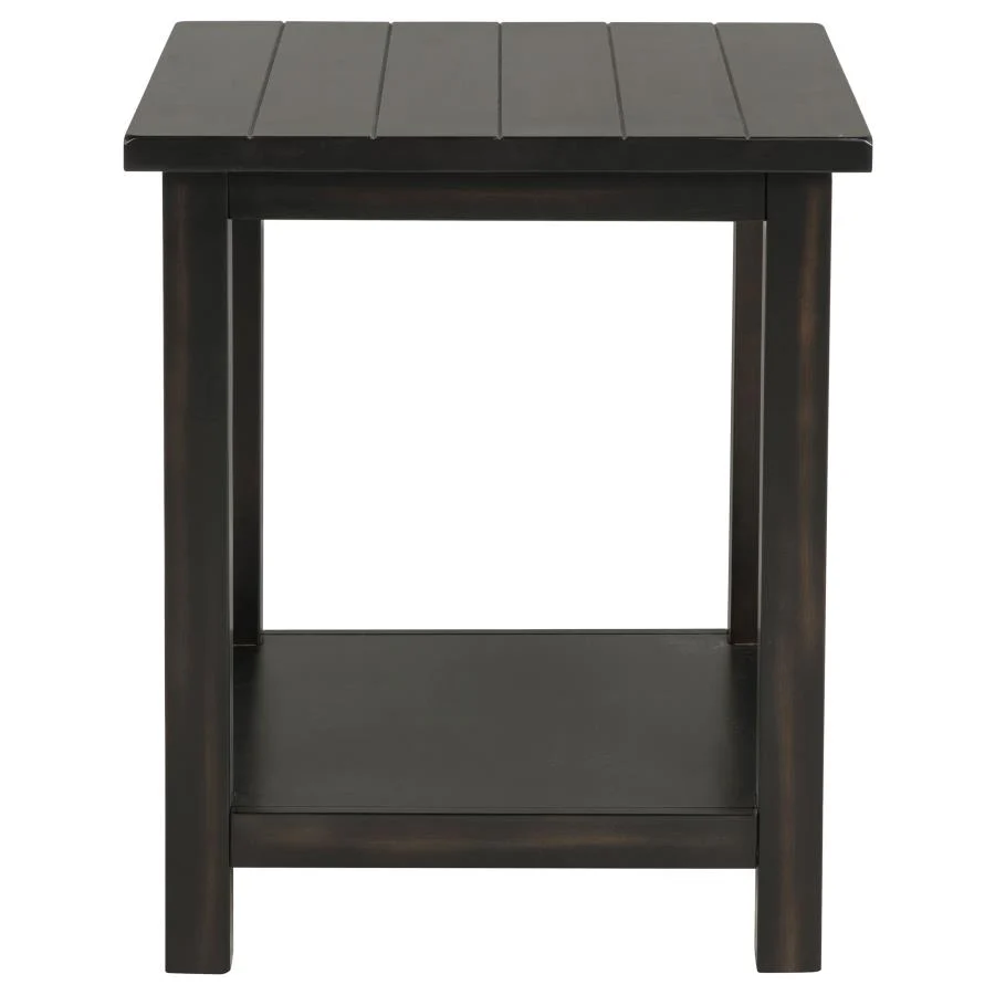 Payne - Wood End Table with Shelf - Image 12