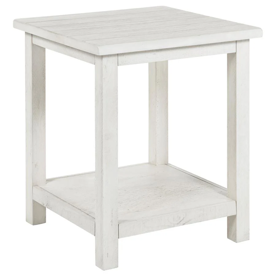Payne - Wood End Table with Shelf - Image 2