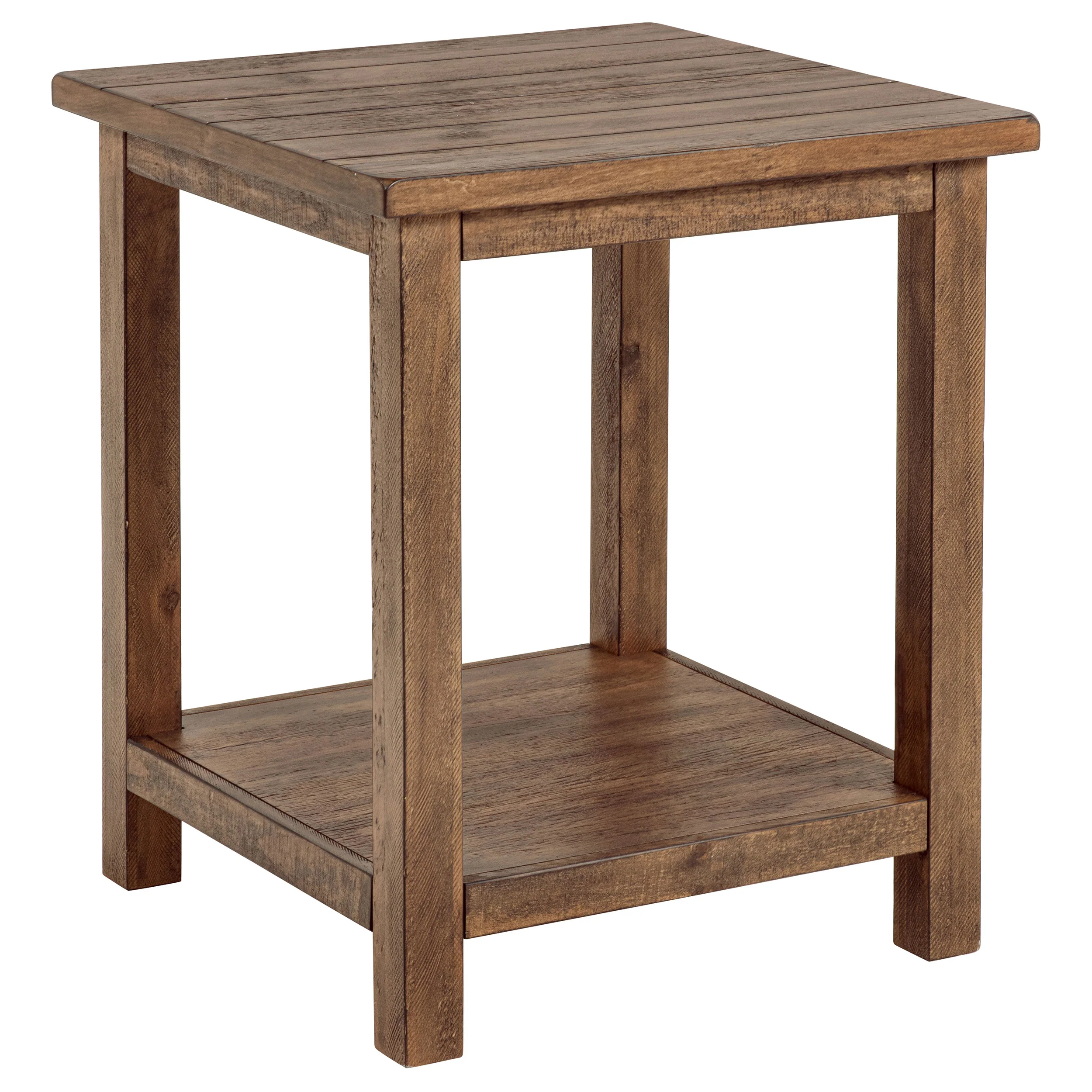 Payne - Wood End Table with Shelf - Image 25