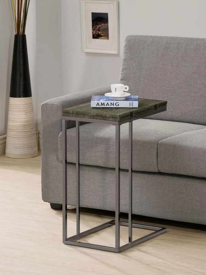 Pedro - Expandable C-Shaped Sofa Side Table - Image 2