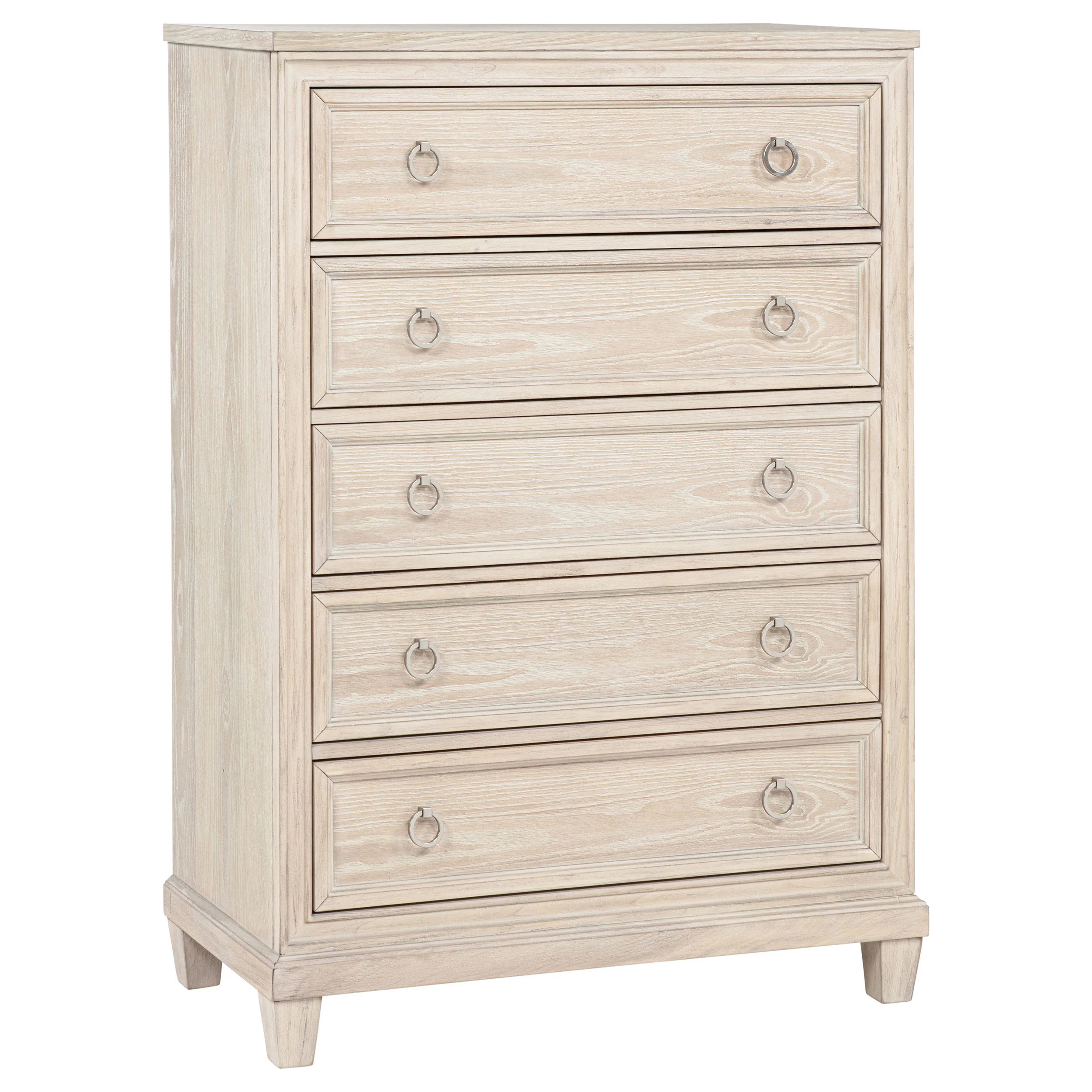 Pembroke - 5-Drawer Chest Of Drawers - Washed Oak - Image 15