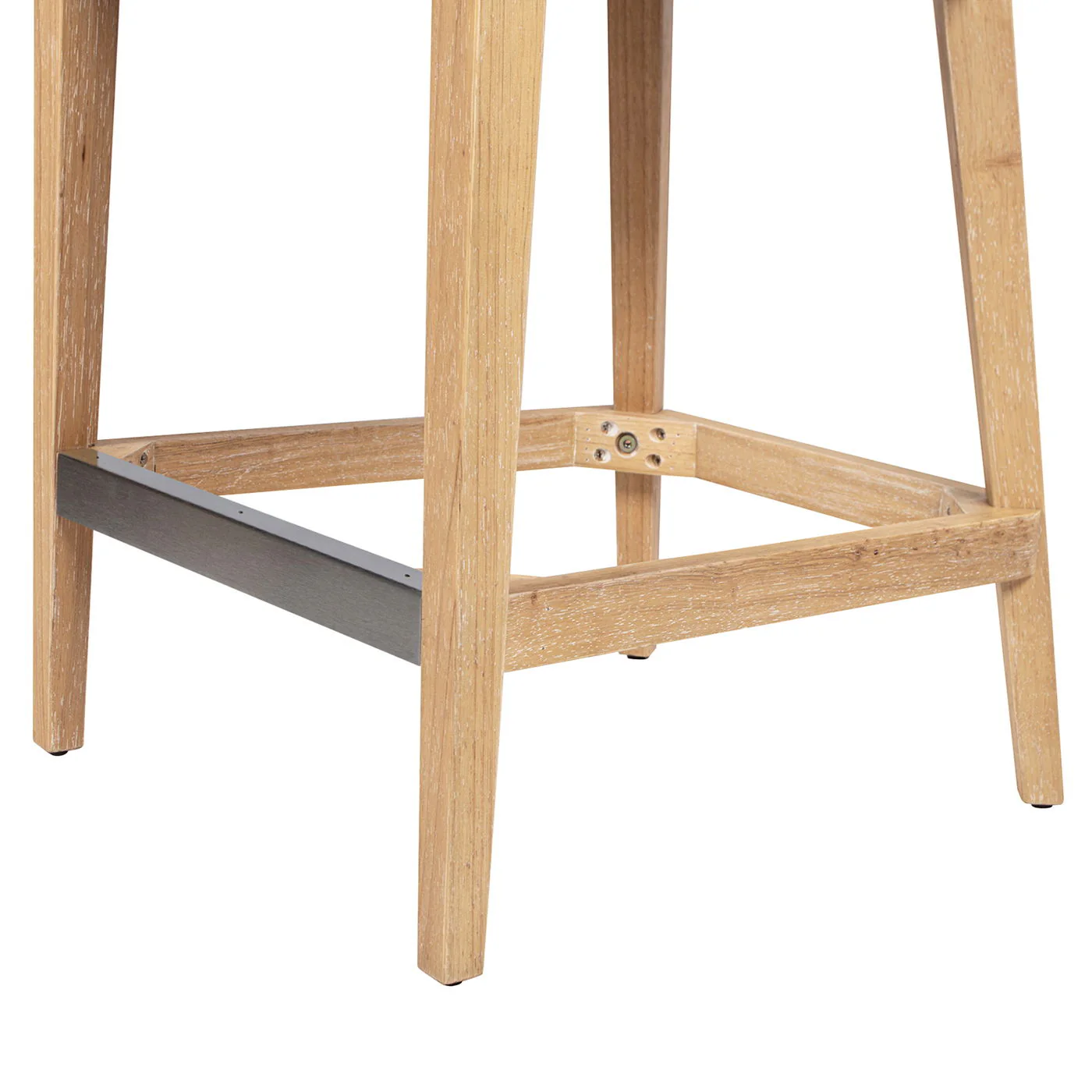 Penny - Round Arched Upholstered Counter Stool (Set of 2) - Travertine Beige - Image 7
