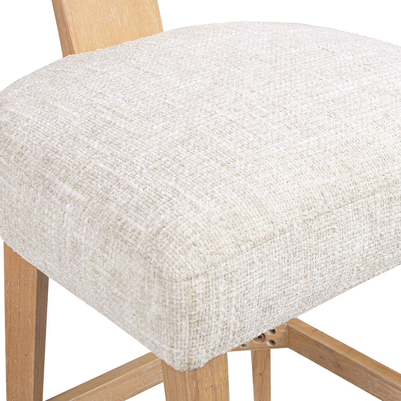 Penny - Round Arched Upholstered Counter Stool (Set of 2) - Travertine Beige - Image 9