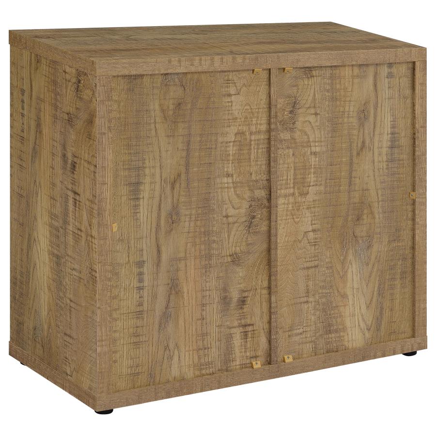 Pepita - 2 Door Engineered Wood Accent Cabinet - Mango Brown - Image 7
