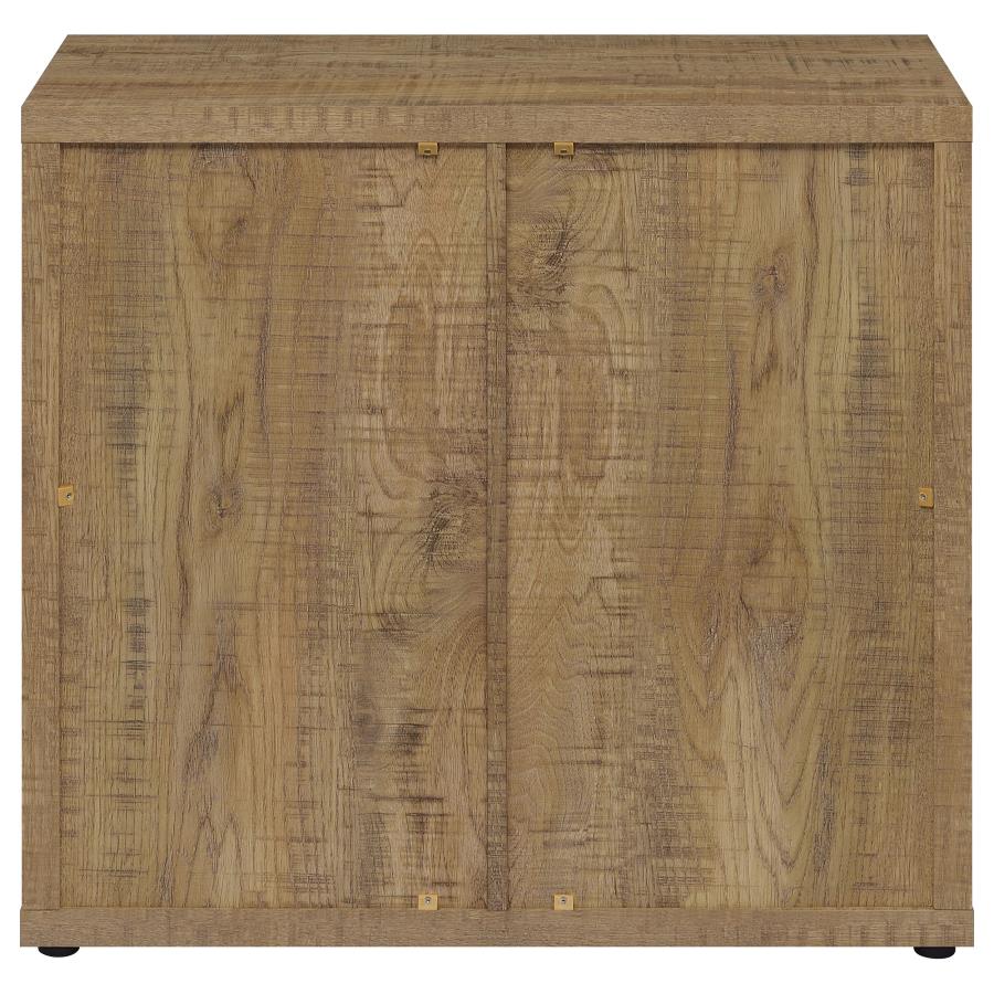 Pepita - 2 Door Engineered Wood Accent Cabinet - Mango Brown - Image 8