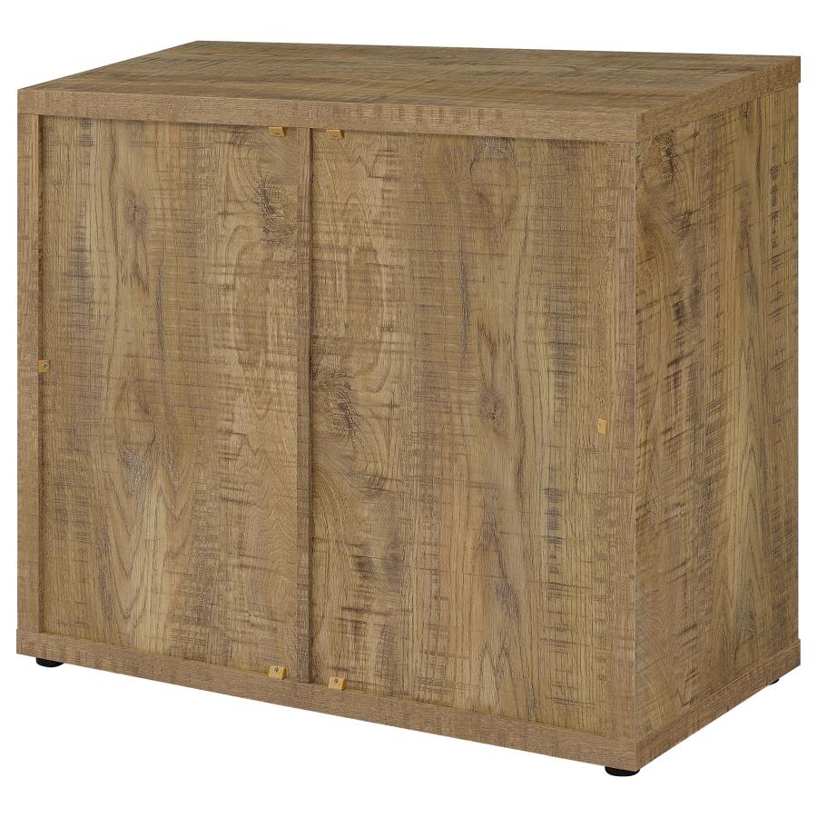 Pepita - 2 Door Engineered Wood Accent Cabinet - Mango Brown - Image 9