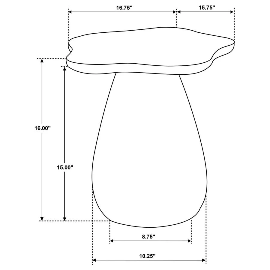 Perth - Side Table With Cloud-Shaped Top - Image 11